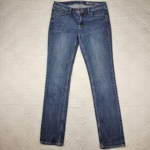 NY&C Low Rise SKINNY Curvy‎ blue jeans size 12 Tall